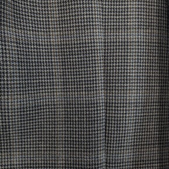 Tommy Hilfiger Wool sports coat, blazer jacket, Grey and blue houndstooth 44T - Picture 6 of 7